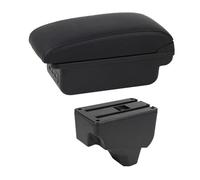 Auto Armlehne Verlängerung Mittelarmlehne für Peugeot 2008 für 208 2019 2020 2021 Auto Aufbewahrung USB Armlehne Zubehör (C1 Black Line)