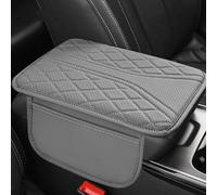 Auto Armlehnen Auflage für Opel Combo-e Life/Vivaro-e 2021-2023, Memory Schaumstoff Schutzauflage mit Organizer Taschen Armlehnenschoner,C Grey
