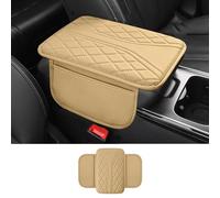 Auto Armlehnen Auflage für Opel Corsa Astra Insignia Crossland Mokka Grandland Combo Life Cargo Vivaro Movano, Memory Schaumstoff Schutzauflage mit Organizer Taschen Armlehnenschoner