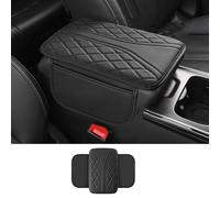 Auto Armlehnen Auflage für Opel Corsa Astra Insignia Crossland Mokka Grandland Combo Life Cargo Vivaro Movano, Memory Schaumstoff Schutzauflage mit Organizer Taschen Armlehnenschoner