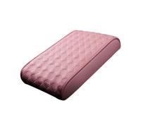 Auto Armlehnenbezug FüR V-W T-ROC 2018 2019 2020 2021 2022 2023, PU Leder Armlehne Kissen Box Mittelkonsole Polster Schutz Zubehör, F/Pink