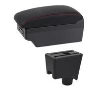 Auto-Armlehnenbox, Für Dacia, Für Sandero, Für Logan 2013 2014 2015 2016 2017 Armlehnenbox Lederarmlehne Mittelkonsolen-Aufbewahrung USB-Autozubehör-Handlaufbox