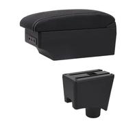 Auto-Armlehnenbox, Für Dacia, Für Sandero, Für Logan 2013 2014 2015 2016 2017 Armlehnenbox Lederarmlehne Mittelkonsolen-Aufbewahrung USB-Autozubehör-Handlaufbox