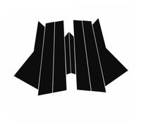 Auto Aufkleber B-Säule Protektor für Porsche Cayenne 2018-2024, Schutzaufkleber für Autotürsäulen Kratzfester Dekorative Abziehbilder