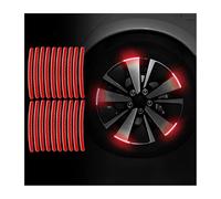 Auto Aufkleber für Hyundai Tucson JM TL NX4 2005-2020 2021, Karosserie Design Tuning, Dekorative Aufkleber für Autoräder Fahrzeugfolie-Dekoration Zubehör,Red