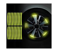 Auto Aufkleber für Hyundai Tucson JM TL NX4 2005-2020 2021, Karosserie Design Tuning, Dekorative Aufkleber für Autoräder Fahrzeugfolie-Dekoration Zubehör,Green