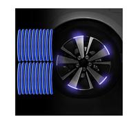 Auto Aufkleber für Hyundai Tucson NX4 / Hybrid/N-Line 2021 2022 2023 2024, Karosserie Design Tuning, Dekorative Aufkleber für Autoräder Fahrzeugfolie-Dekoration Zubehör,Blue