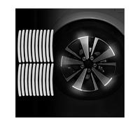 Auto Aufkleber für Hyundai Tucson NX4 / Hybrid/N-Line 2021 2022 2023 2024, Karosserie Design Tuning, Dekorative Aufkleber für Autoräder Fahrzeugfolie-Dekoration Zubehör,White