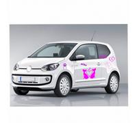 Auto Aufkleber Set Katzen Liebe 12 teilig