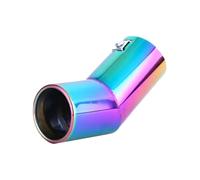 Auto Auspuff Endrohr Für VW Für Golf 4 Für Bora Für Jetta 1 Stücke Endrohre Ersatz Auto Stil Doppelrohr Edelstahl Auspuffblende(Farbe)