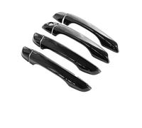 Auto außen türgriff Für Opel Für Corsa F Für Vauxhall Für Corsa 2020 2021 2022 2023 Chrom Auto Türgriff Abdeckung Trim Türgriff Beifahrerseite (Farbe : Metallic Blcak 4pcs)