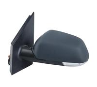 Auto Außenspiegel Für VW Für Polo Für Mk4 9N3 2005-2009 Tür Flügel Spiegel Manuelle Kabel Schwarz Seite Beheizte Mit Blinker Lichter(Links)