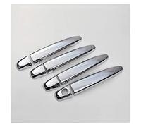 Auto Außentürgriff Verkleidung Für Camry XV40 2007-2011 Carbon-Faser-Chrom-Türgriff-Abdeckungs-Zierleisten-Set Styling-Zubehör-Aufkleber(A)