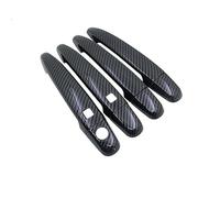 Auto Außentürgriff Verkleidung Für Camry XV40 2007-2011 Carbon-Faser-Chrom-Türgriff-Abdeckungs-Zierleisten-Set Styling-Zubehör-Aufkleber(E)