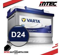 AUTO BATTERIE 60AH D24 VARTA BLUE DYNAMIC 540A NEU VERSAND KOSTENLOS