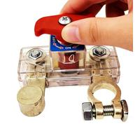 Auto Batterie Trennschalter - Hauptschalter Drehknopf zur Stromverwaltung | 250A/750A Momentanstrom sowie Auslaufschutz für Fahrzeuge LKW PKW KFZ Bordnetz Unterbrecher