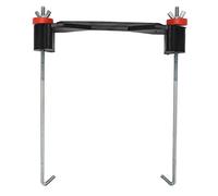 Auto Batteriehalterung Kit, Universeller Metall Batteriehalter mit J-Bolzen, Einstellbares Batteriefach 55AH bis 100AH, Aluminiumlegierung und Gummi für Boote Marine SUV KFZ Wohnmobile Wohnwagen