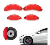 Auto Bremssattel Abdeckung für BMW X1 U11 / X1 F48 2016-2022 2023 2024, Aluminiumlegierung Bremssattelabdeckungen Vorne und Hinten Auto-Rad-Bremssattel Schutz,A