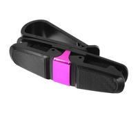 Auto Brillenhalter für Sonnenblende mit Rutsch Griff, ABS | Tickets und Parkausweise, Platzsparend im Alltag, Carbonfaser Optik, Passend für Lkw und Pkw