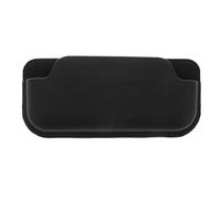 Auto Brillenhalter für Sonnenblende, PU, Schwarz, Organizer | Brillen und Sonnenbrillen, ohne Werkzeug Montierbar, Passend für Pendler und Fahrer