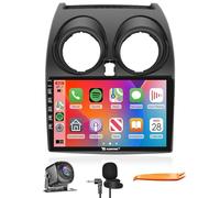 Auto CarPlay Android Auto 9" IPS Display Quad Core 4G+64G, Stereo Für Nissan Qashqai 2006-2013 Touchscreen Headunit Pad Tablet Radio Medienwiedergabe Rückfahrkamera Navigation GPS