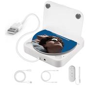 Auto CD Player Laufwerk mit USB-Anschluss - Extern Universal CD Player für Auto PKW LKW, Extra USB-Verlängerungskabel, kompatibel mit Android, Externes CD Laufwerk für Laptop, PC, Fernseher