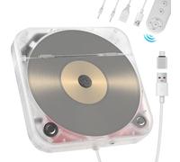 Auto CD Player mit USB-Anschluss, Universal Extern CD Player für Auto PKW LKW, Extra 1M USB-Verlängerungskabel, Externes CD Laufwerk für Laptop, PC, Fernseher, kompatibel mit Android Autoradio