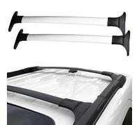 Auto Dachträger Querträger, für Ford Ecosport 2013-2021 Aluminium Gepäckträger, Dachgepäckträger,Dachreling Dachgepäckträger 2er Set,Silver