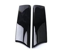 Auto Dekoration Innenraum Auto Aufkleber Verstauen Aufräumen Armlehne Box Panel Carbon Faser Abdeckung Innen Für Mercedes Für Benz E Klasse W211 2003-2008 Innen Zierleisten(Black1)