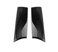 Auto Dekoration Innenraum Auto Aufkleber Verstauen Aufräumen Armlehne Box Panel Carbon Faser Abdeckung Innen Für Mercedes Für Benz E Klasse W211 2003-2008 Innen Zierleisten(Schwarz)