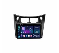 Auto Doppel Din Auto-Navigation für Toyota Yaris Fascia 2005-2012 mit Bluetooth Fm Radio, Mirror Link, USB, Aux, Bluetooth Unterstützt Tpms Lenkradsteuerung, 8 Kern 8G+256G