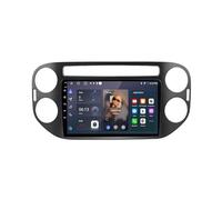 Auto Doppel Din Auto-Navigation für VW Volkswagen Tiguan 2006-2016 mit Bluetooth Fm Radio, Mirror Link, USB, Aux, WiFi mit Bluetooth Mirror Link Am Radio, 4 Kern 4G+64G