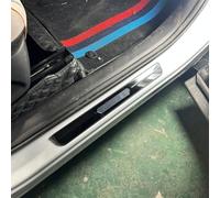 Auto Edelstahl Einstiegsleisten Schutz Für Ford Transit/Tourneo Custom 2023-2024 2025, Willkommenspedal Abdeckung Kratzfester Kick Plates Scuff Styling Zubehör 4 Stück