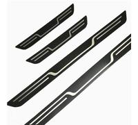 Auto Edelstahl Einstiegsleisten Schutz Für Ford Transit/Tourneo Custom 2023-2024 2025, Willkommenspedal Kratzschutz Aufkleber Zierleisten Styling Tuning Zubehör,Carbon Fiber