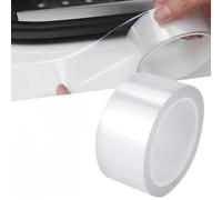 Auto Einstiegsleisten Schutz Folie für VW T Cross 2019-2023 2024 2025, Transparente Lackschutzfolie Trunk Door Sill Strip Lackschutzfolien Autotür,10m×5cm