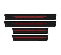 Auto Einstiegsleisten Schutz Für Mazda CX-30 CX30 2017-2026, Türeinstiegsschutz Aufkleber Schutzfolie Türschweller Kratzschutz rutschfest Zubehör,D/Red Line