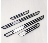 Auto Einstiegsleisten Schutz für Skoda Octavia III/3 Combi Faceliftmodell (Kombi Typ 5E ab 2017), TüRschweller Schutz Leisten Schwellerleisten Interieur Ladekantenschutz Edelstahl Material, 4 Stück