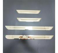 Auto Einstiegsleisten Schutz für VW T-Cross C1 I 2019-2024, TüRschweller Schutz Leisten Schwellerleisten Interieur Ladekantenschutz Edelstahl Material, 4 Stück