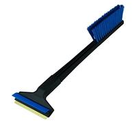 Auto Eiskratzer mit Besen Auto Schneebesen mit Eiskratzer Messing Eiskratzer mit Besen Auto Kratzer mit Besen Scheibenkratzer Eisschaber Schneebürste Schneefeger (L&P A056 Schwarz Blau)