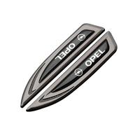 Auto Emblem Aufkleber, für Opel Astra Insignia Mokka Corsa Vectra Meriva Crossland X Vivaro Zafire Abzeichen Aufkleber Vordere und Hintere Emblem Abzeichen Dekoration Auto Exterieur Modifizierte