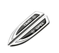 Auto Emblem Aufkleber, für Opel Astra Insignia Mokka Corsa Vectra Meriva Crossland X Vivaro Zafire Abzeichen Aufkleber Vordere und Hintere Emblem Abzeichen Dekoration Auto Exterieur Modifizierte