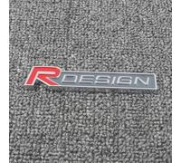 ZWBFBS Auto Emblem Aufkleber für Volvo C30 S80 XC60 XC90 V40 R Design, Auto Logo Abziehbilder Styling Dekorative, Auto Body Abzeichen Emblem Selbstklebende Aufkleber, Auto Zubehör A