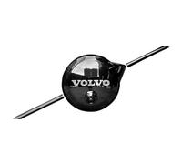 Auto Emblem Aufkleber für Volvo V60 2023-2024,Kühlergrill Front Motorhaube Kofferraum 3D Logo Heckklappen Buchstaben Selbstklebende Ersatz Dekoration Styling Zubehör,A