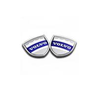 Auto Emblem Aufkleber für Volvo XC90 2007-2014,Selbstklebende Auto Marke Etikett Buchstaben Emblem Sticker Frontkennzeichen Kofferraum Logo Abzeichen Auto Dekoration Zubehör,B