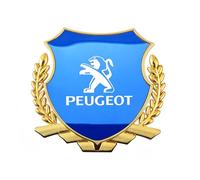 Auto Emblem Aufkleber Kompatibel mit Peugeot 308 SW 2017-2021, 3D Logo Metall Tuning Aufkleber für Fahrzeugkarosserien Kotflügel, Heckklappe, Stoßstange, Namensschild,D