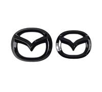 Auto Emblem für Mazda MX-30 2020-2023, Abzeichen Logo Aufkleber 3D Badge Kühlergrill Embleme Kofferraum Heckklappe Buchstaben Logo Abziehbilder Auto Dekoration Zubehör,Front + Back-A