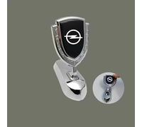 Auto Emblem für Opel Mokka 2020 2021 2022 2023, Abzeichen Aufkleber Motorhaube Und Kofferraum Metall Logo Sticker Wasserdicht Dekoratives Zubehör Car Styling Karosserie-Anbauteile,D