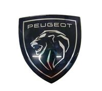 Auto Emblem für Peugeot 308 SW 2021-2023 2024,Neues Schild Auto Front Grille Kühlergrill Aufkleber Logo Abzeichen Badge Abziehbilder 3D Metall Auto Ersatz Tuning Zubehör