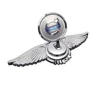 Auto Emblem für Volvo V90 2021 2022 2023, 3D Logo Abzeichen Aufkleber Plakette Stickers Motorhaube Karosserie Selbstklebend Metall Zubehör,B