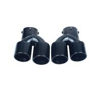 Auto-Endrohre Für G20 G21 M340i G42 M240i Auspuff Edelstahl Schalldämpfer Spitze Auto Auspuff Endrohr 1 Paar Auspuffblenden (Farbe : Schwarz)